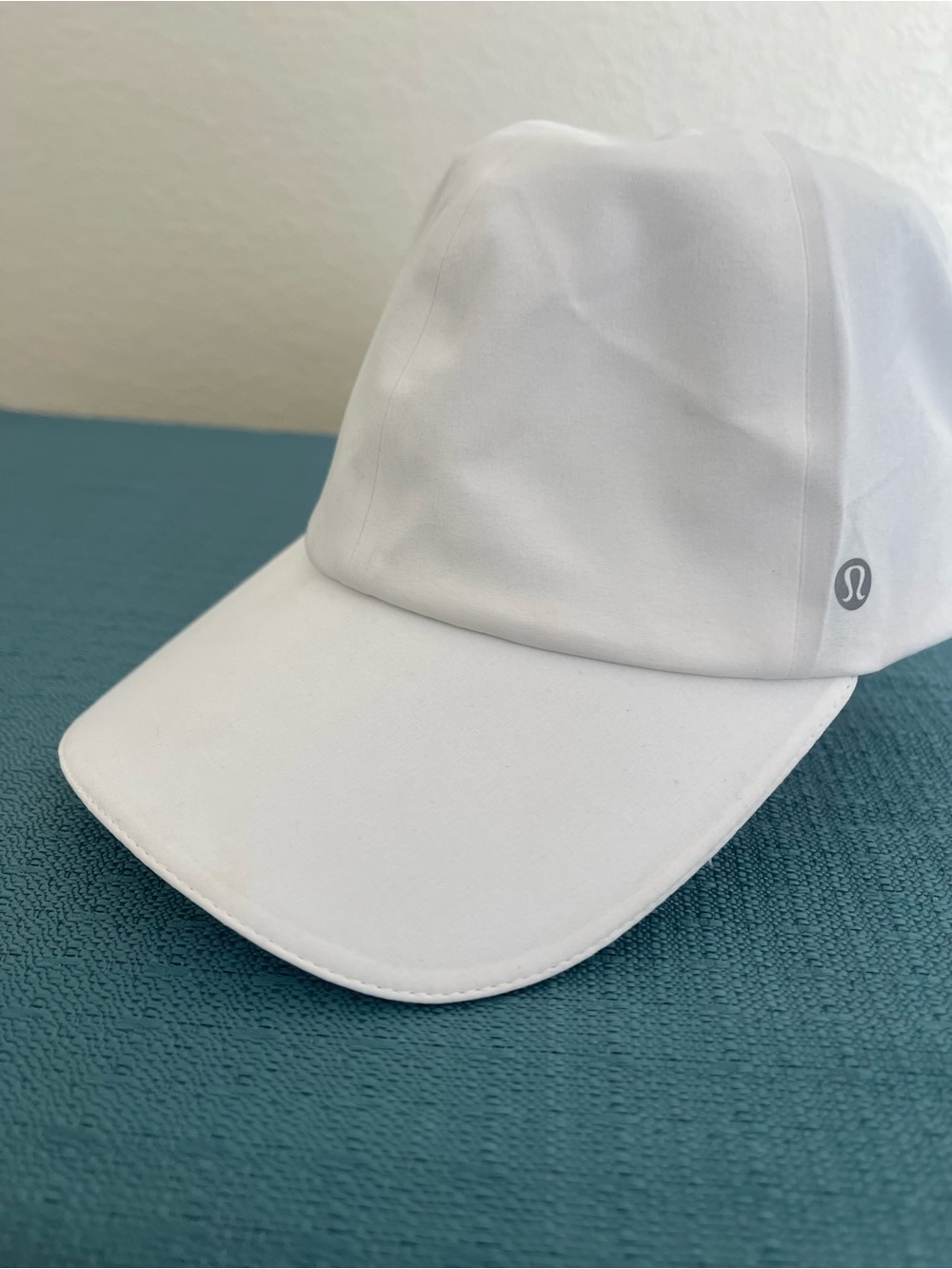 lululemon White Adjustable Logo Strapback Cap